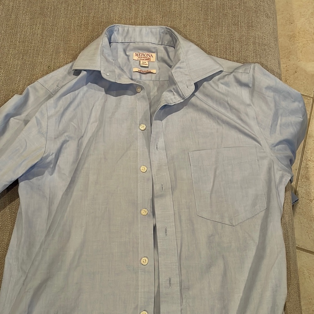 Light blue S Men’s Merona long sleeve shirt